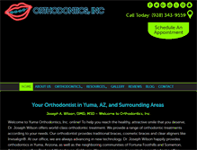 Tablet Screenshot of orthoyuma.com